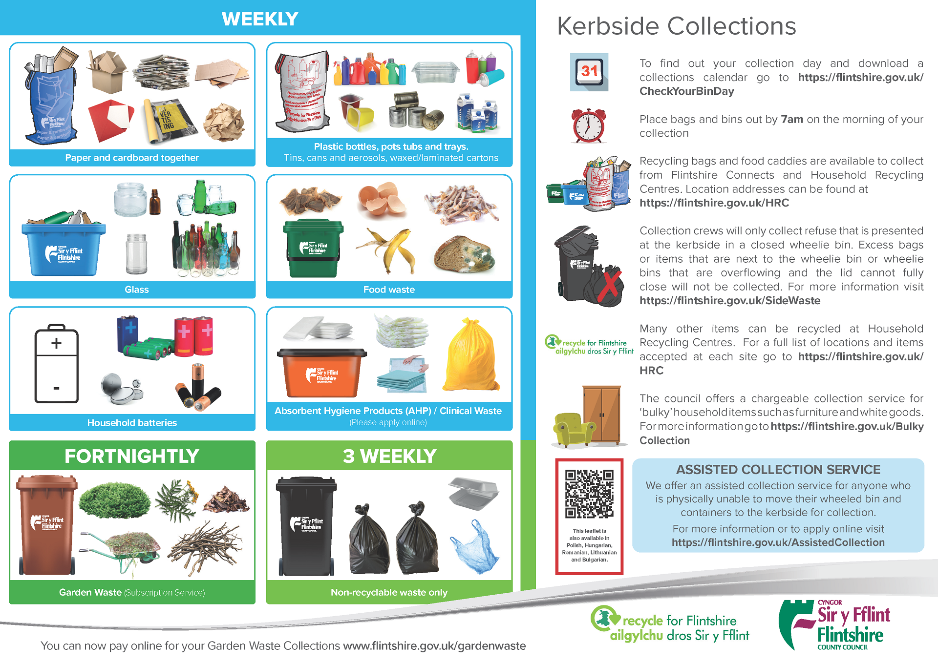 Kerbside Collections Leaflet