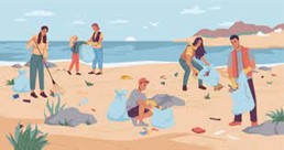 Beach clean up