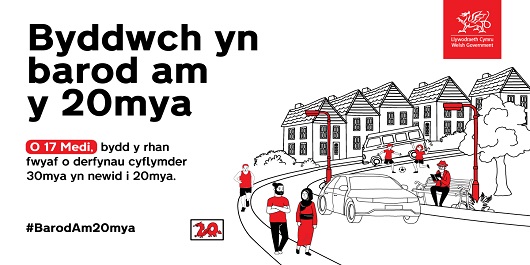 Terfynau Cyflymder 20mya Llywodraeth Cymru